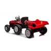 LEAN CARS 24V accu-tractor HC-306 rood met aanhanger