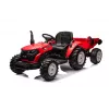 LEAN CARS 24V accu-tractor HC-306 rood met aanhanger