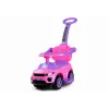 LEAN CARS 614W peuter loopauto met duwstang ouderlijk - roze