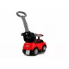 LEAN CARS 614W kinderloopauto met duwbeugel - rood