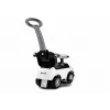 LEAN CARS 614W peuter loopauto met duwstang ouderlijk - wit