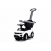 LEAN CARS 614W peuter loopauto met duwstang ouderlijk - wit