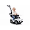 LEAN CARS 614W peuter loopauto met duwstang ouderlijk - wit
