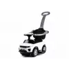 LEAN CARS 614W peuter loopauto met duwstang ouderlijk - wit