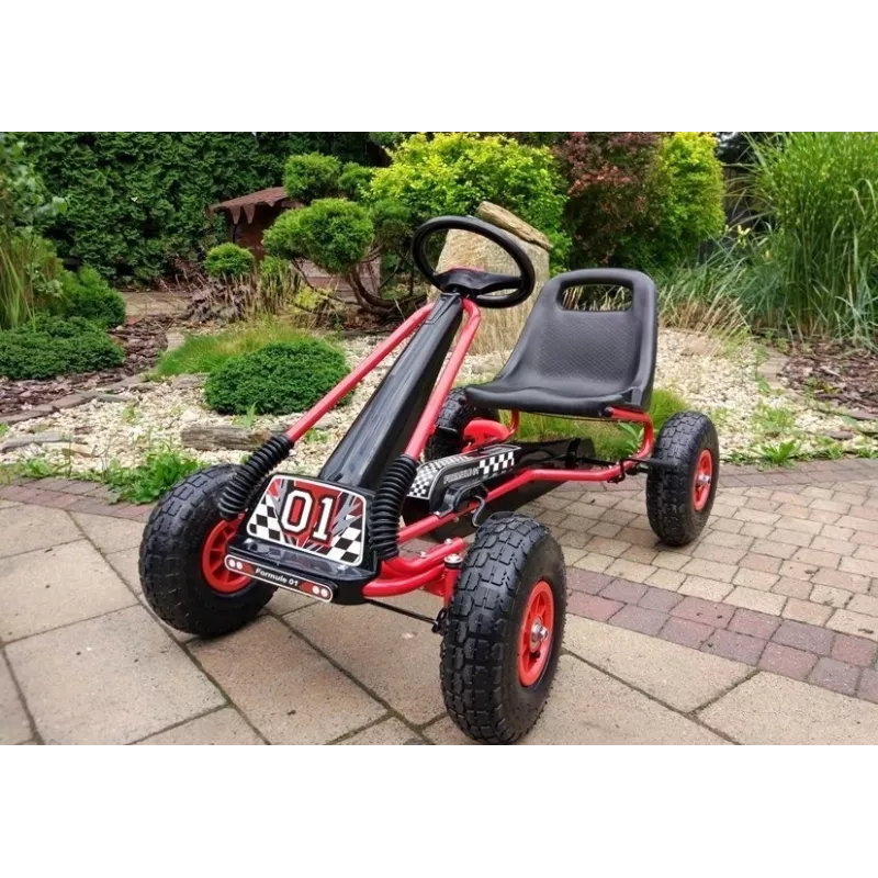LEAN CARS A-15 GO KART rood