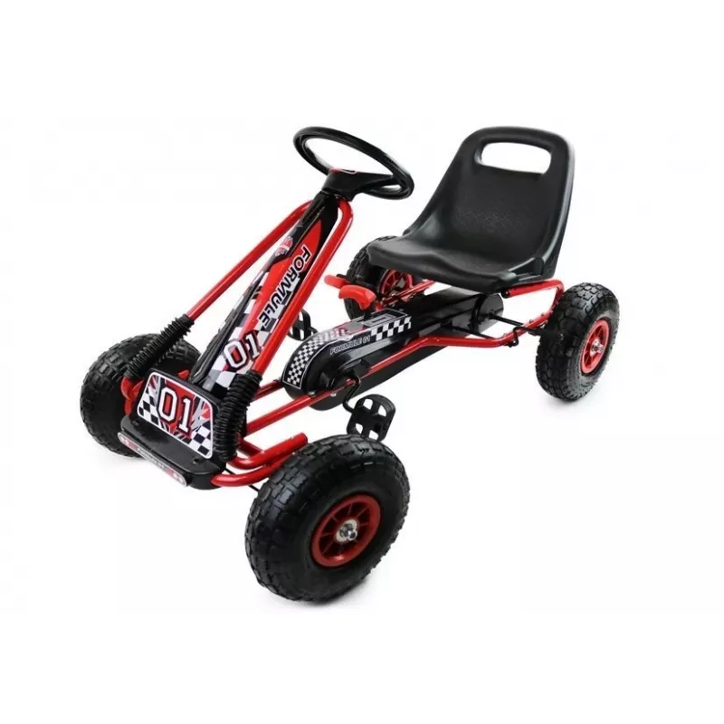 LEAN CARS A-15 GO KART rood