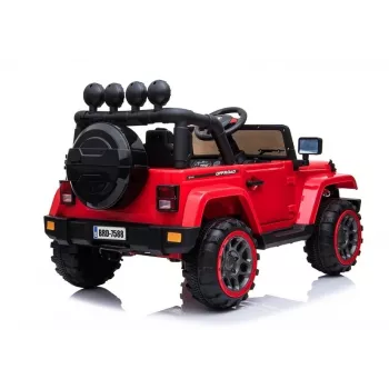 LEAN CARS Accu-auto Jeep BRD-7588 rood 4x4 7408