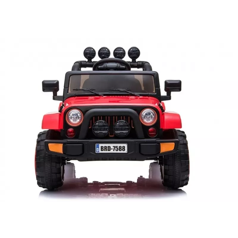 LEAN CARS Accu-auto Jeep BRD-7588 rood 4x4 7408