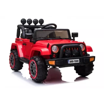 LEAN CARS Accu-auto Jeep BRD-7588 rood 4x4 7408