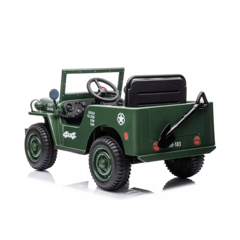 LEAN CARS Accu-auto JH-103 legergroen 4x4
