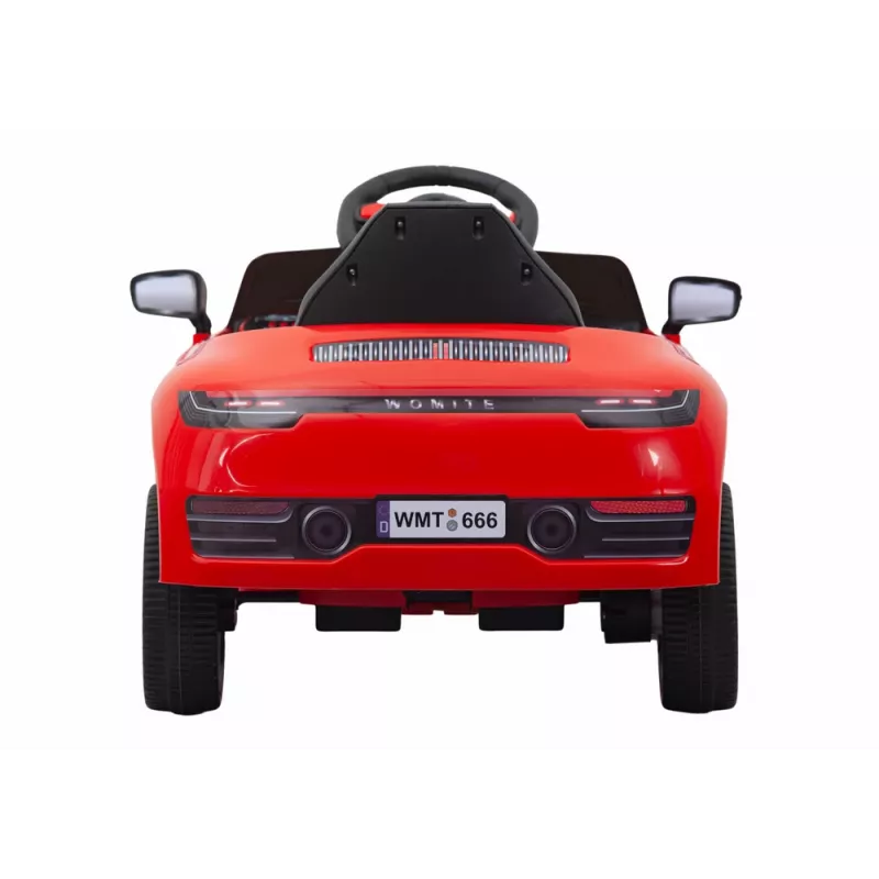 LEAN CARS batterijauto WMT-666 rood