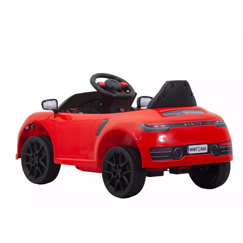 LEAN CARS batterijauto WMT-666 rood