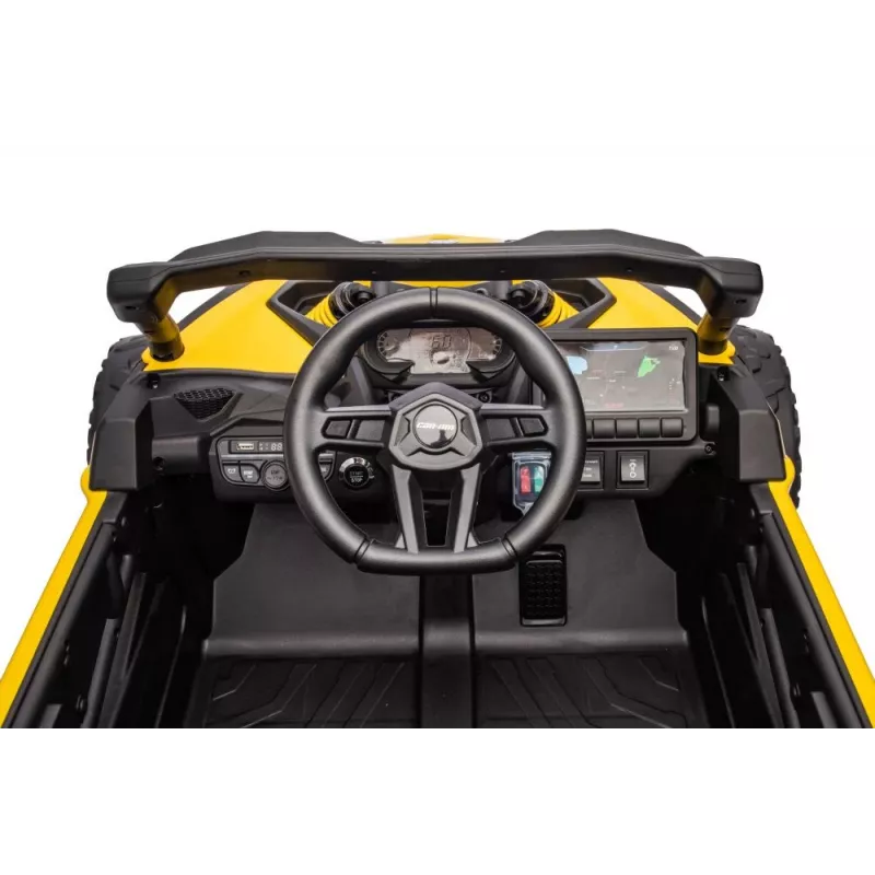 LEAN CARS Accu-aangedreven buggy Can-am DK-CA003 geel
