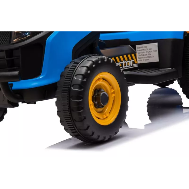 LEAN CARS Accu-aangedreven tractor BBH-030 blauw