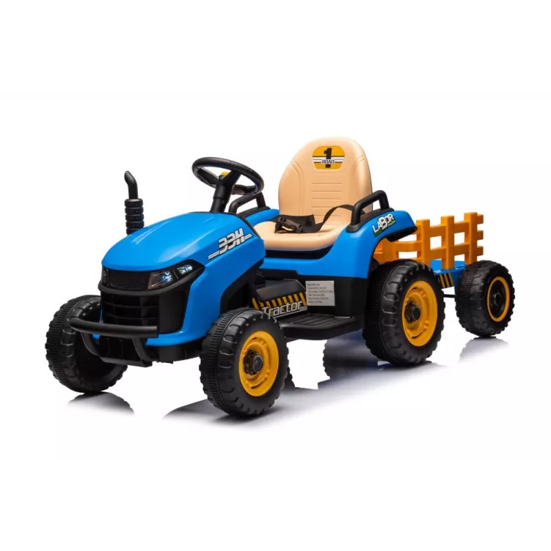 LEAN CARS Accu-aangedreven tractor BBH-030 blauw