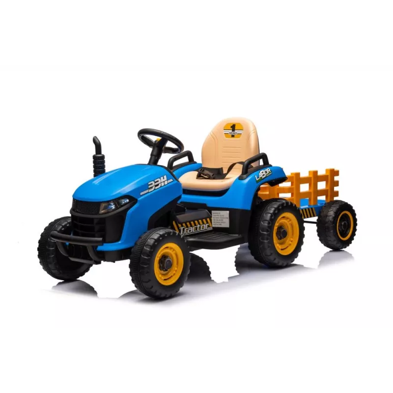 LEAN CARS Accu-aangedreven tractor BBH-030 blauw
