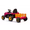 LEAN CARS Accu-aangedreven tractor BBH-030 roze