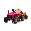 LEAN CARS Accu-aangedreven tractor BBH-030 roze