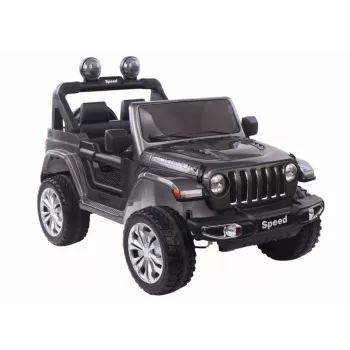 LEAN CARS Accuvoertuig FT-938 zilver gelakt 4x4