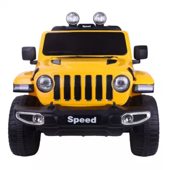 LEAN CARS Accuvoertuig FT-938 geel gelakt 4x4