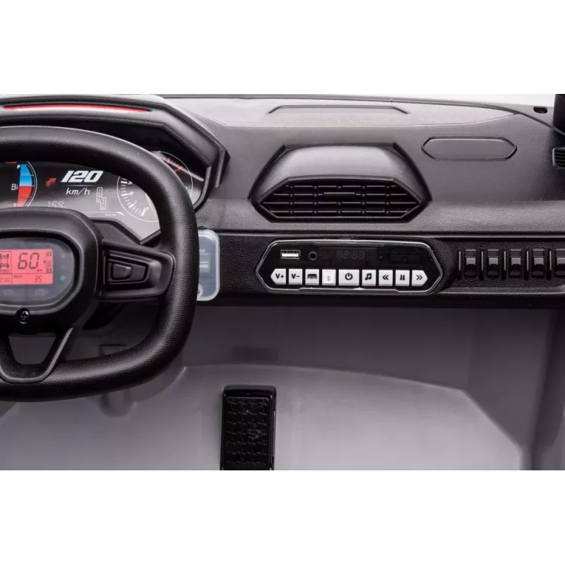 LEAN CARS Accuvoertuig JS3168 grijs