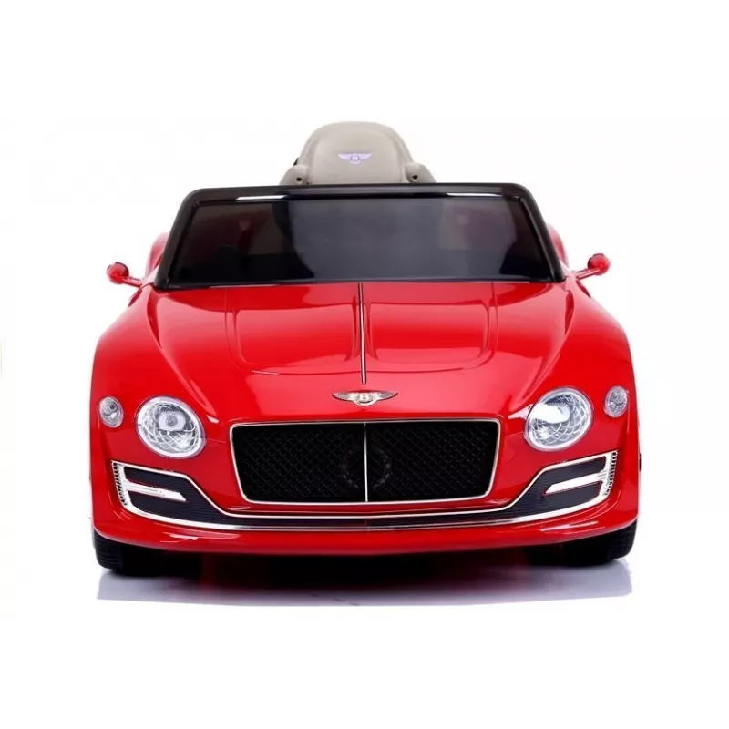 LEAN CARS Bentley Continental GT 12V elektrische kinderauto - rood gelakt