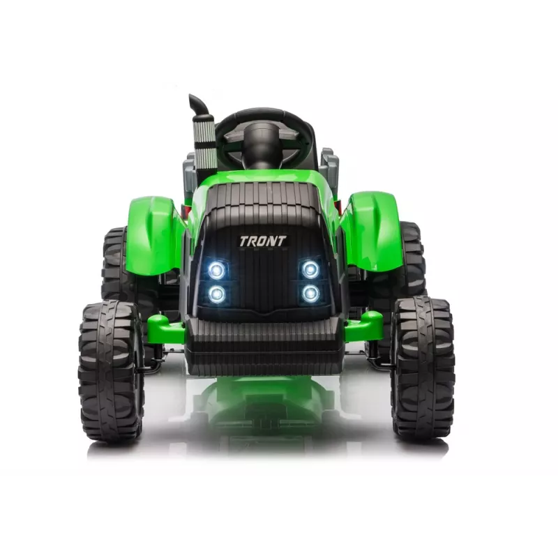 LEAN CARS CH9959B accu-tractor met aanhanger lichtgroen 24V