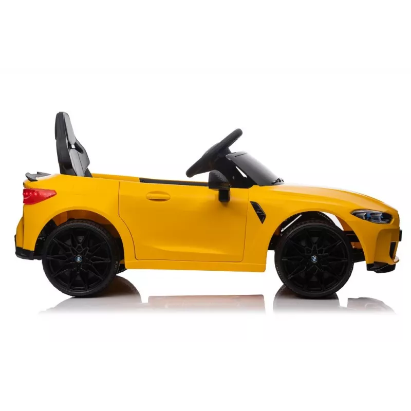 LEAN CARS elektrische kinderauto BMW M4 geel