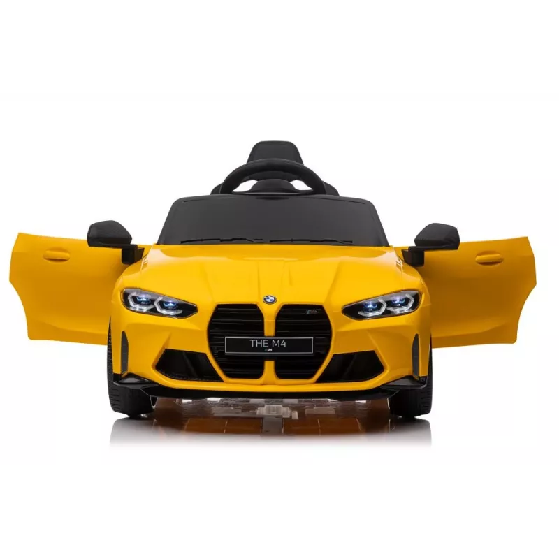 LEAN CARS elektrische kinderauto BMW M4 geel