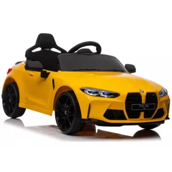 LEAN CARS elektrische kinderauto BMW M4 geel