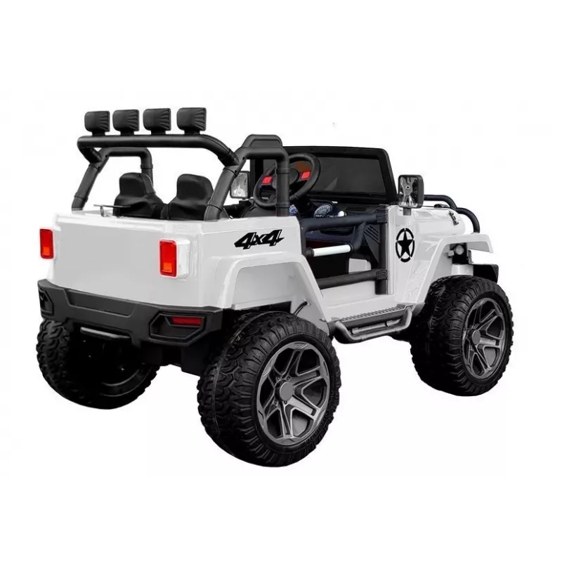 LEAN CARS elektrische kinderauto WXE-1688 4x4 wit
