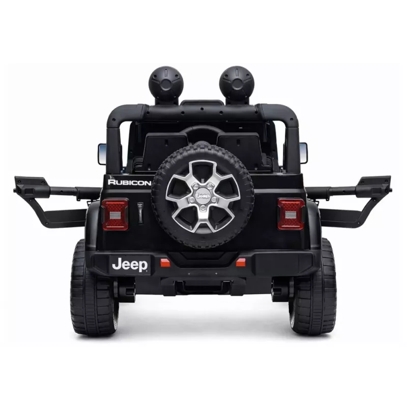 LEAN CARS Elektrische Jeep Rubicon 4x4 Zwart