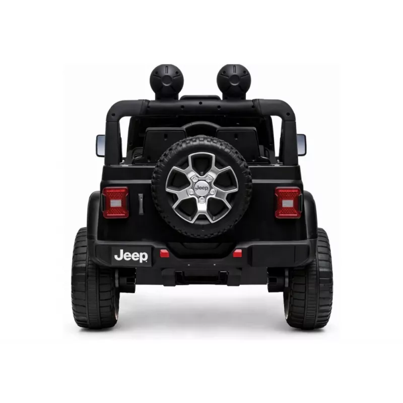 LEAN CARS Elektrische Jeep Rubicon 4x4 Zwart