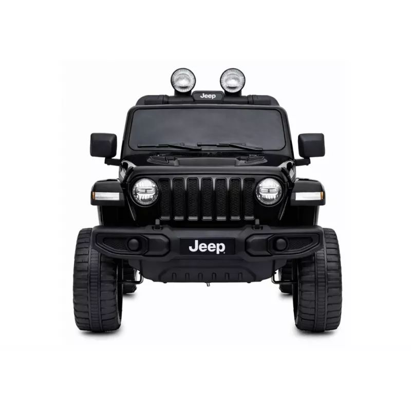 LEAN CARS Elektrische Jeep Rubicon 4x4 Zwart