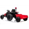 LEAN CARS Elektrische traptractor HZB-200 met aanhanger Rood