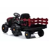 LEAN CARS elektrische traptractor met aanhanger BDM0925 rood