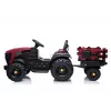 LEAN CARS elektrische traptractor met aanhanger BDM0925 rood