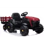 LEAN CARS elektrische traptractor met aanhanger BDM0925 rood