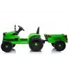 LEAN CARS Elektrische tractor met aanhanger CH9959 Groen