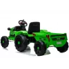 LEAN CARS Elektrische tractor met aanhanger CH9959 Groen