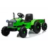 LEAN CARS Elektrische tractor met aanhanger CH9959 Groen