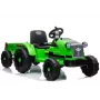 LEAN CARS Elektrische tractor met aanhanger CH9959 Groen