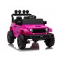 LEAN CARS Jeep Rubicon DK-JWR558 24V roze accu ride-on voertuig