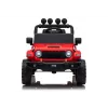 LEAN CARS Jeep Rubicon DK-JWR558 24V rode accu-aangedreven auto