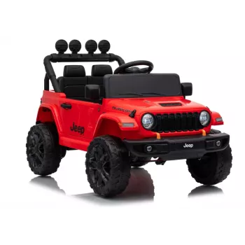 LEAN CARS Jeep Rubicon DK-JWR558 24V rode accu-aangedreven auto
