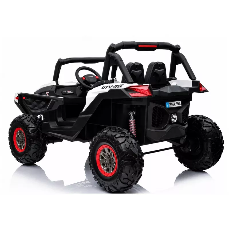 LEAN CARS Jeep XMX wit - elektrische kinderauto