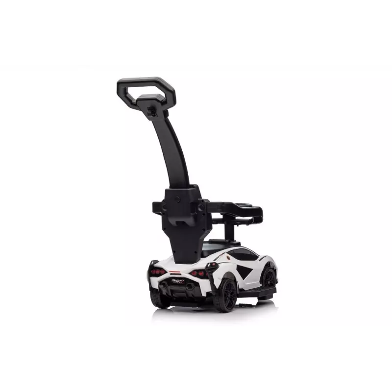 LEAN CARS Lamborghini QLS-996T ride-on duwauto met duwstang – wit