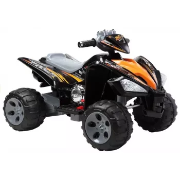 LEAN CARS Medium Quad zwart - elektrisch kindervoertuig