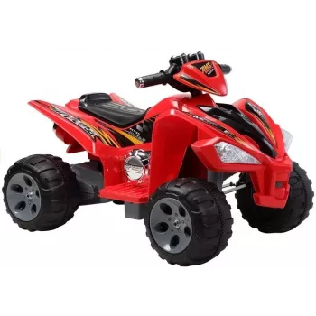 LEAN CARS Medium Quad rood - elektrische kinderquad