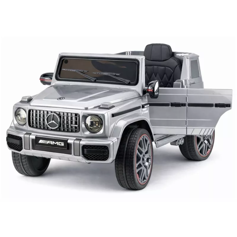 LEAN CARS Mercedes AMG G 63 zilver gespoten accu-auto